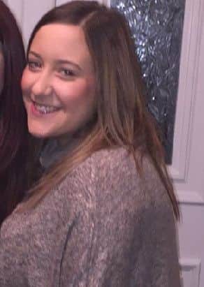 Lauren Driver before losing the weight.