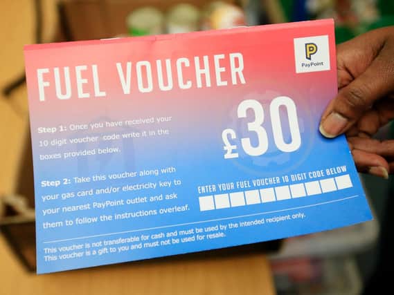 A scheme giving energy vouchers to people who use foodbanks is to be extended to more areas to stop them having to choose between heating and eating.