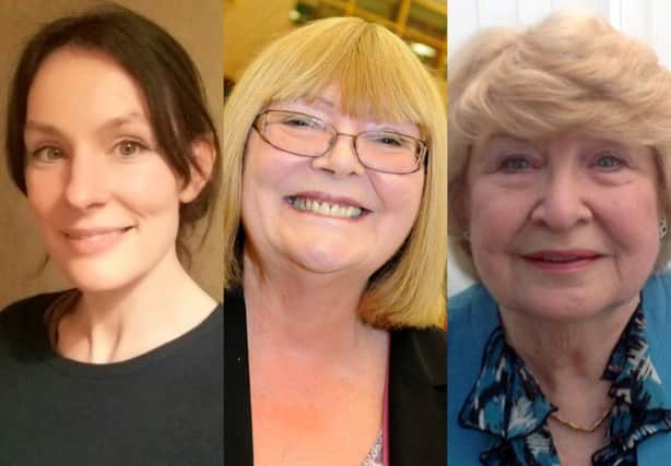 Whiteleas candidates, from left, Sarah McKeown, Doreen Purvis and Kathleen Wright. Not pictured: Colin Lemon.