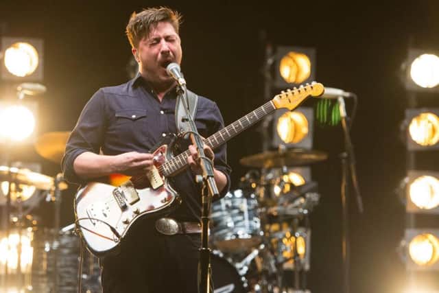Marcus Mumford of Mumford and Sons as the band are asking music fans to "stand up" to rip-off ticket touts. Picture from PA.