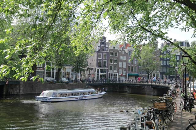 Amsterdam is famous for its canals