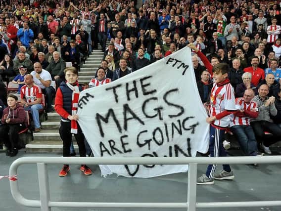 Sunderland fans taunt Newcastle