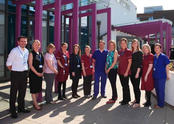 The South Tyneside District Hospital clinical research team.