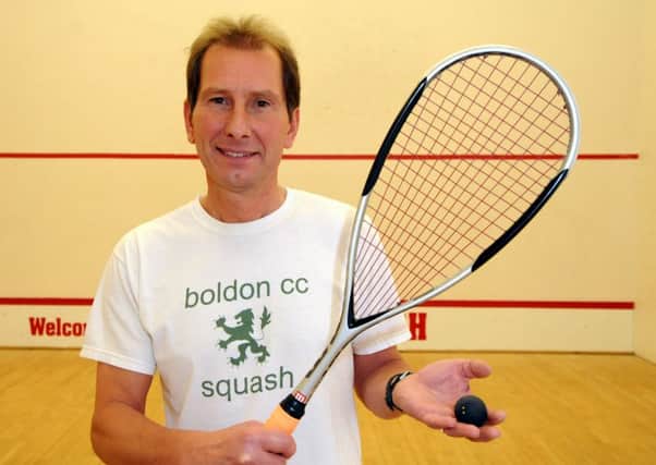 Boldon Squash Club's Kevin Forster.