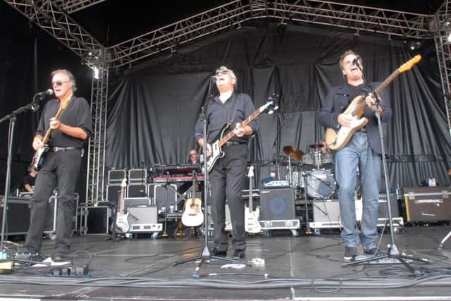 10cc on stage.