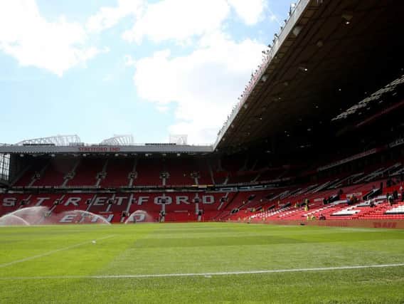 Old Trafford was evacuated before the game was abandoned.