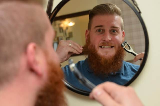 Scott Berry is to shave his beard to raise funds for Cancer Research UK