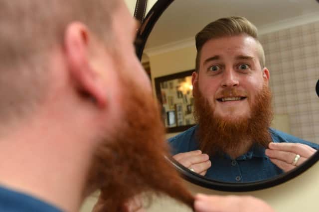 Scott Berry is to shave his beard to raise funds for Cancer Research UK
