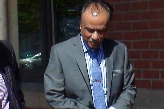 Zaman pictured at Teesside Crown Court.