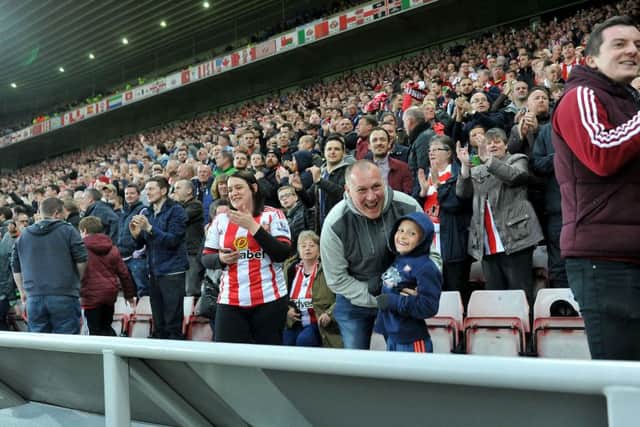 Sunderland supporters at the Stadium of Light for the last game of the 2015-16 season against Everton. Picture by FRANK REID