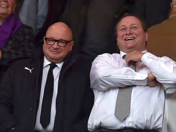 Managing director Lee Charnley and owner Mike Ashley