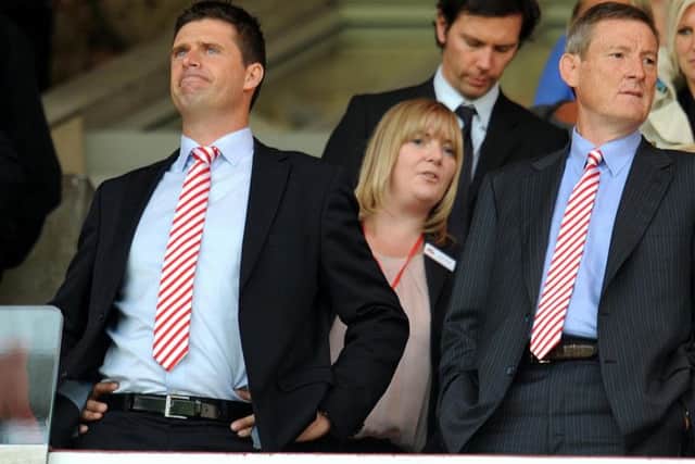Former Sunderland player, manager and chairman Niall Quinn with Sunderland AFC owner Ellis Short.
Quinn has said his role with the club helped him recover from depression.