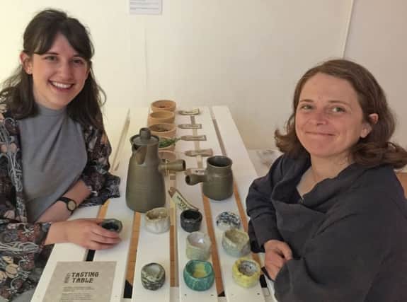 Artists Louise Rea and Claire Ford