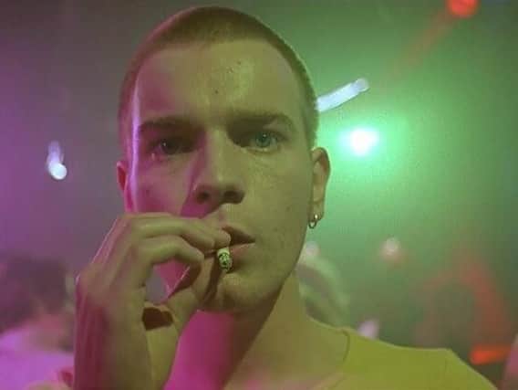 Ewan McGregor in the first Trainspotting film