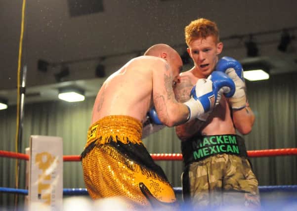 boxing at Temple Park Centre, South Shields - Lee Mould v Matt Seawright
