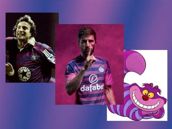 Many of you have been comparing the new SAFC third kit to a previous NUFC away kit, and Disney's Cheshire Cat.