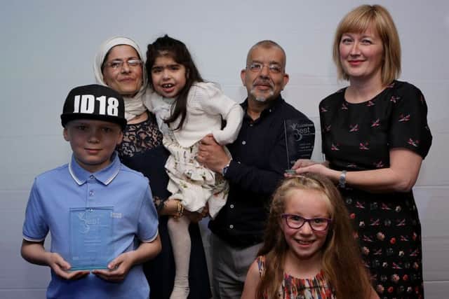 Child of Courage winners with their awards during the Best of South Tyneside Awards. Picture by David Wood