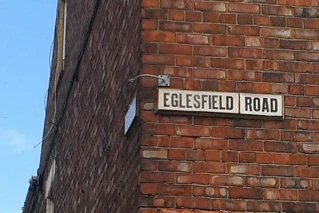 Eglesfield Road in Laygate.