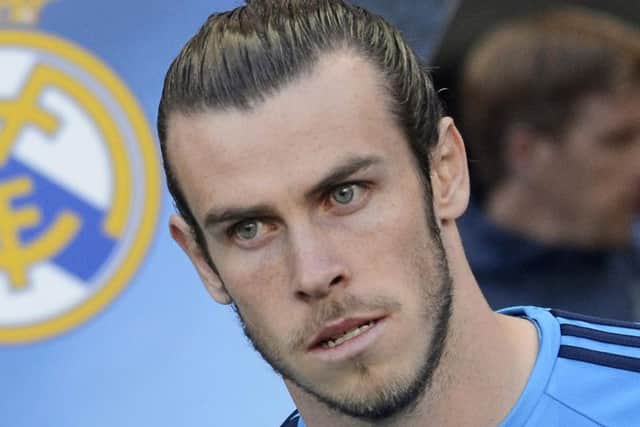 Gareth Bale sporting a man bun hairstyle. Pic: Shutterstock.