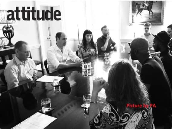 Prince William, The Duke of Cambridge, is on the cover of Attitude magazine. Picture: Press Association.
