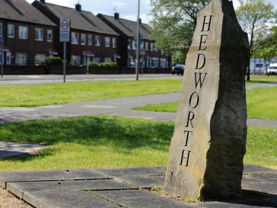 A man was arrested on suspicion of possessing an offensive weapon and a knife recovered in the Broomfield area of Jarrow's Hedworth Estate today