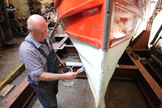 North East Maritime Trust director Dave Parker in the newly leased workshop, in Wapping Street, South Shields.
