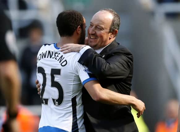 Rafa Benitez and Andros Townsend