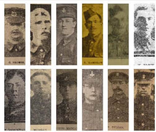 Some of the South Tyneside men who gave their all at the Battle of the Somme.