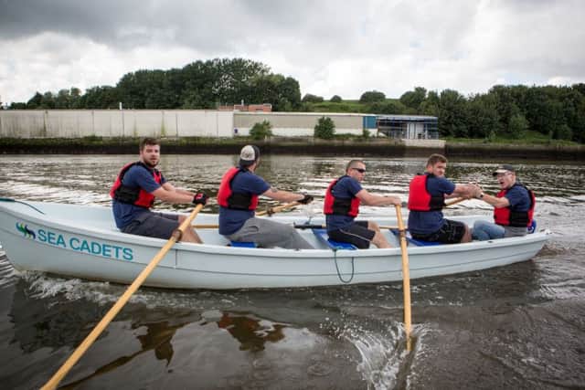 Taking part in the  South Shields Marine School Annual Row