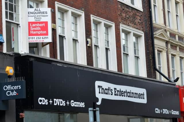 The rent for the former That's Entertainment store in King Street is Â£49,500 per year.