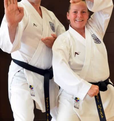 Brian Hall and Hayley Just won eight medals between them at the World Union of Karate-Do Federations World Championships.