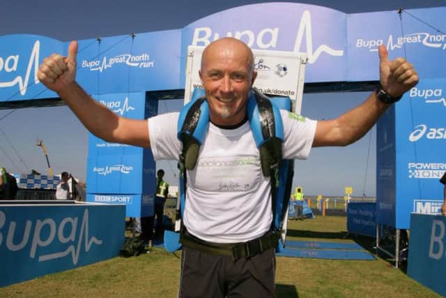Tony already knows the route to success - after successfully completed 30 straight Great North Run's in 2012.