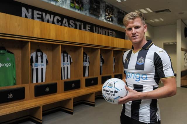 Newcastle Uniteds new boy Matt Ritchie