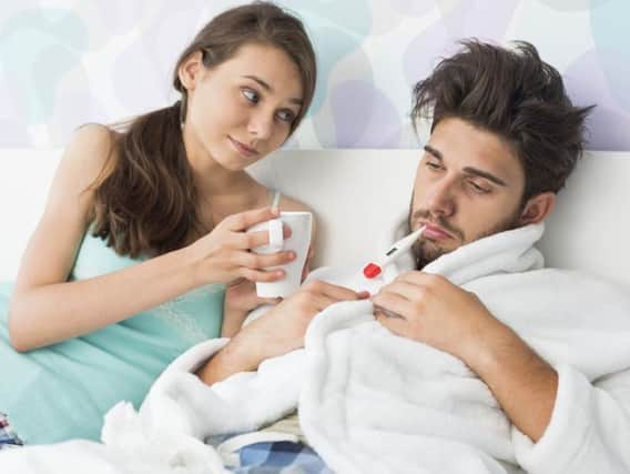 Man flu is one of the top 50 things women find baffling about men.