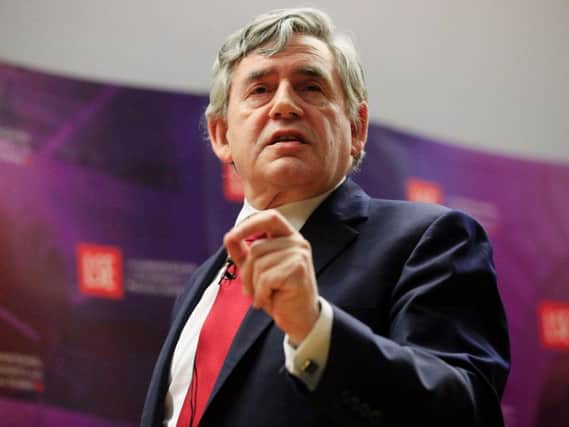 Gordon Brown. Picture: Jonathan Brady/PA Wire.