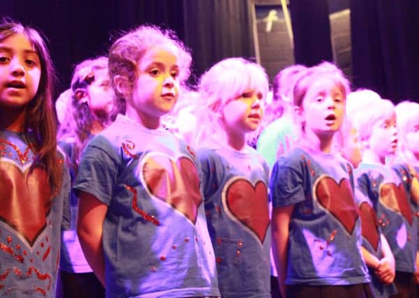 Pupils from Hadrian Primary School put on their annual show at the Customs House.