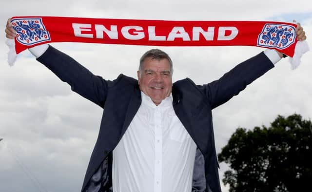 Sam Allardyce was unveiled as England manager