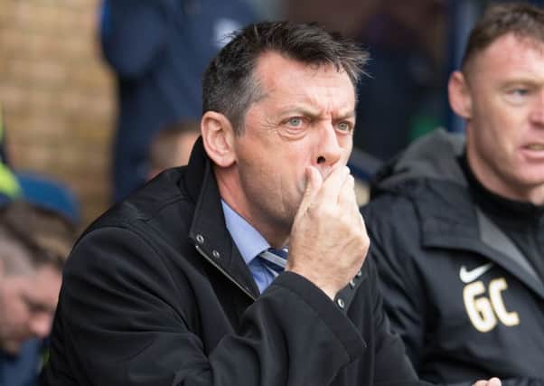 Southend United manager Phil Brown.
