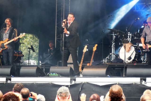 Tony Hadley at Bents Park. Picture by Eric Carpenter.