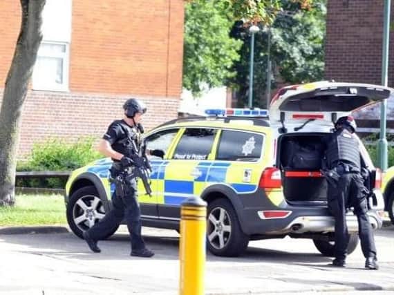 There was an armed police response in South Shields during the incident.