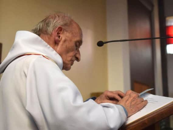 Father Jacques Hamel was celebrating mass for three nuns and two parishioners on a quiet summer morning in Saint-Etienne-du-Rouvray when the attackers burst in and forced the 85-year-old priest to his knees before slicing his throat