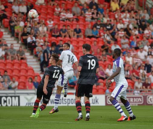 Isaac Hayden scoring against Doncaster
