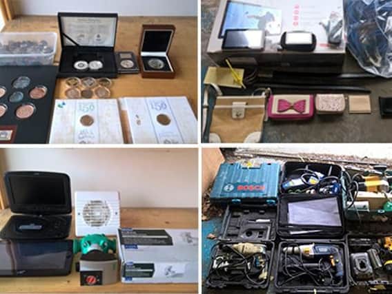 Do you recognise any of these stolen items?