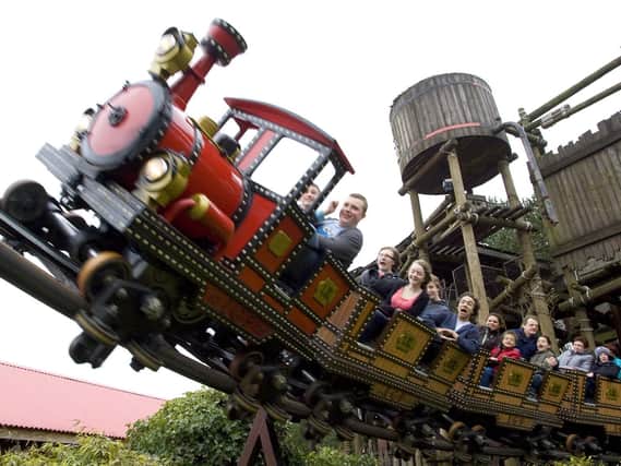 The runaway mine train ride at Alton Towers, Credit, Alton Towers