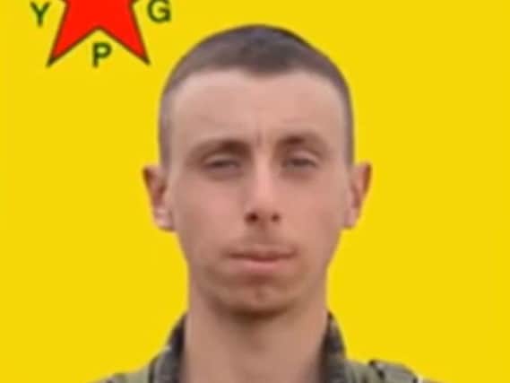 Carl Evans. International Brigades of Rojava/PA Wire.