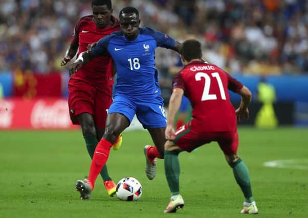 Moussa Sissoko in action for France against Portugal in the Euro 2016 final