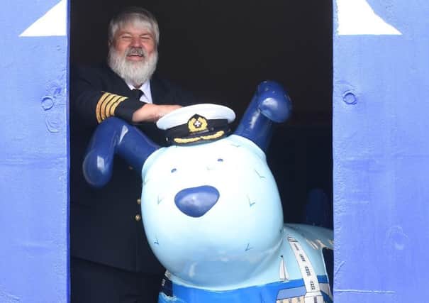 Spectacular arrival for Snowdog as it sets sail with DFDS.