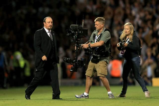 Rafa Benitez after the Fulham defeat