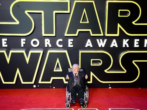 Kenny Baker. Credit: PA