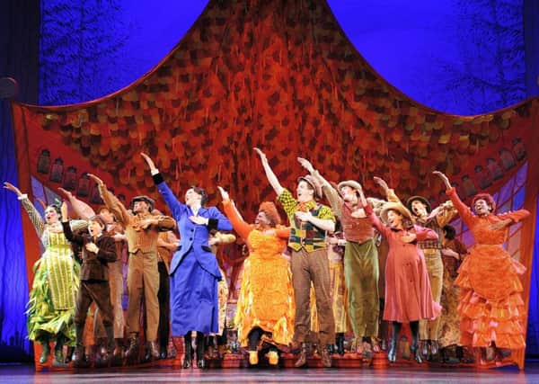 South Shields actress Jennifer Davison, far left, in Mary Poppins.